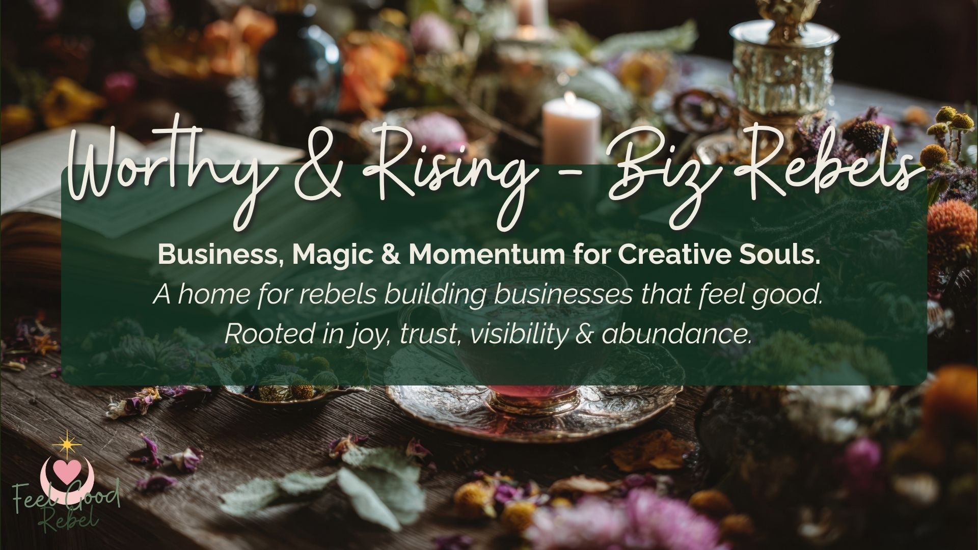 cover image for the Worthy and Rising Community you can join.