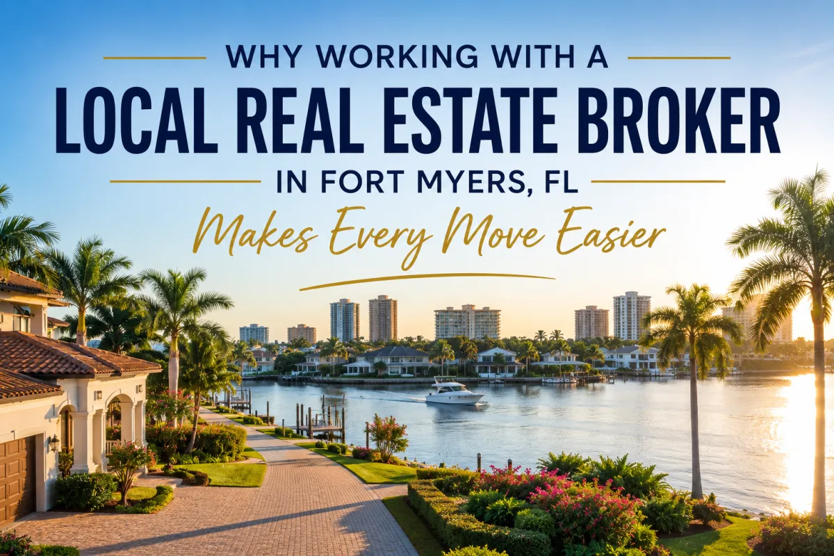 Experienced Real Estate Broker in Fort Myers, FL helping buyers and sellers across Fort Myers, Naples, Bonita Springs, Cape Coral, Estero, and North Fort Myers.