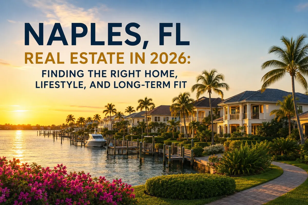 Naples, FL real estate homes and coastal community