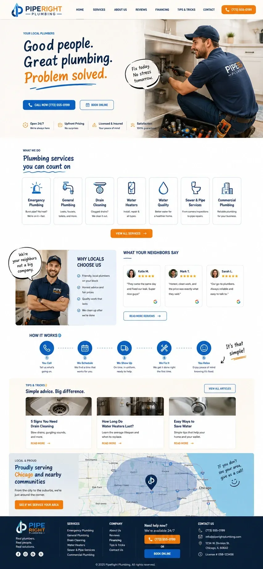 plumbing website