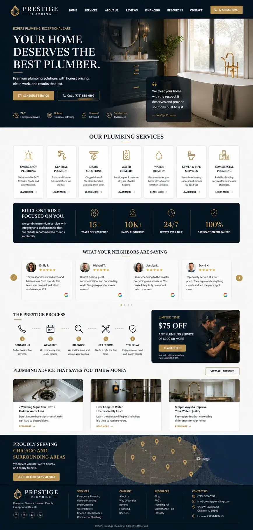 plumber website