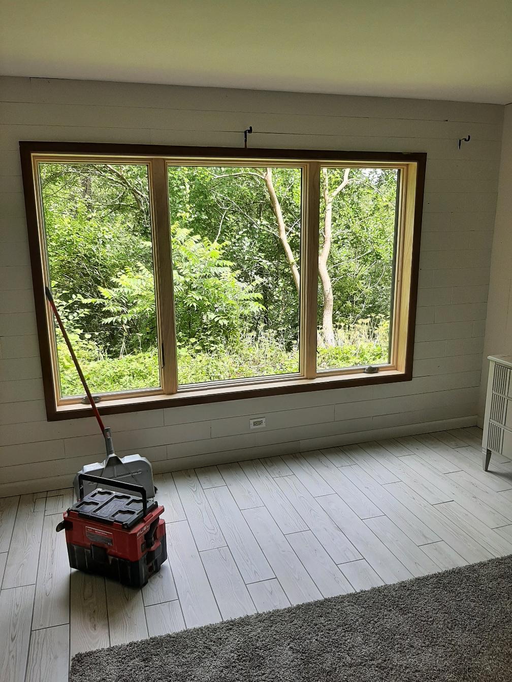 Newly replaced kitchen window unit by Precision Exteriors Inc.