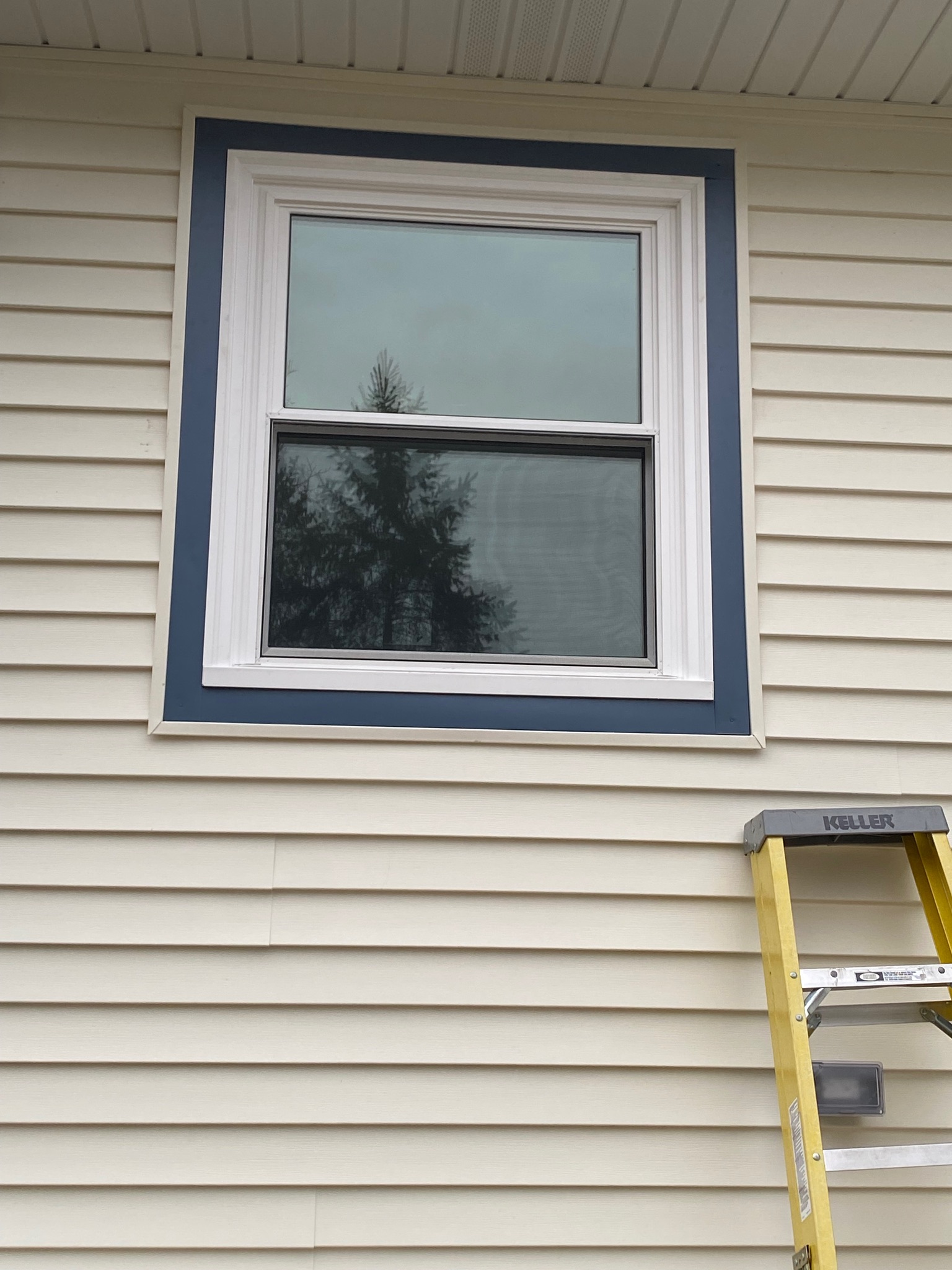 Finished window installation work near Lena, IL by Precision Exteriors Inc.