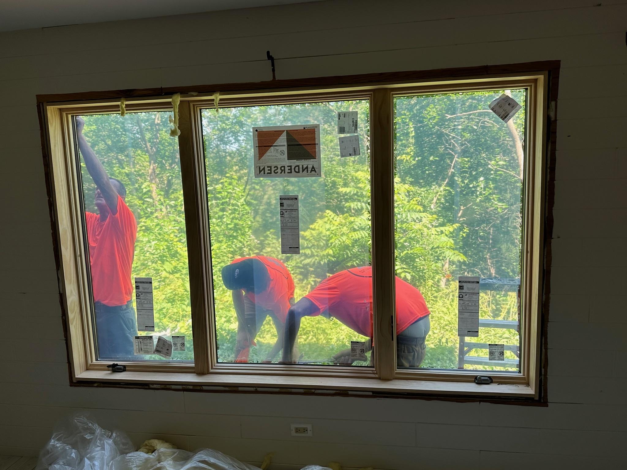 Properly flashed and sealed window units during construction.