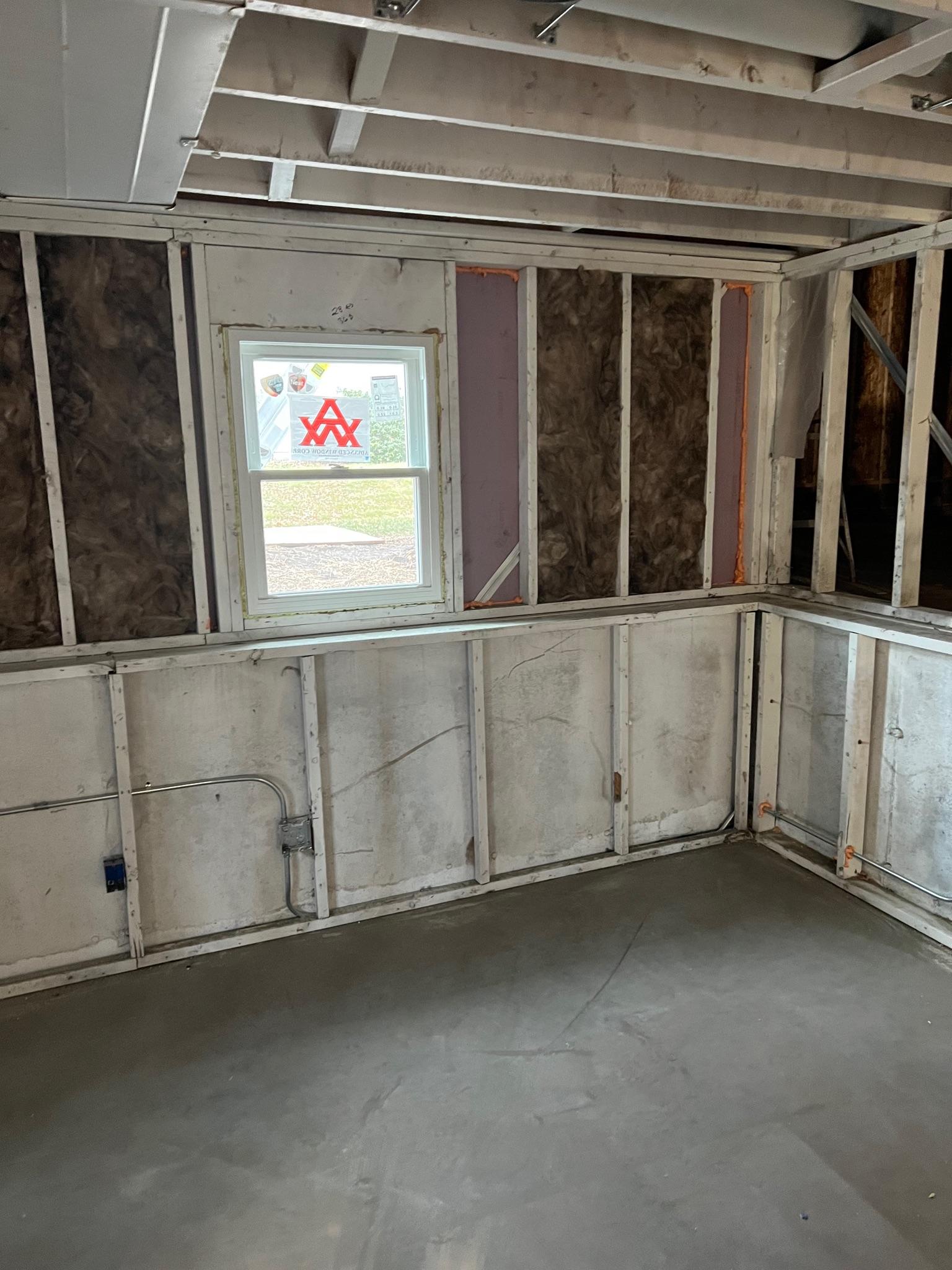 Beautifully updated home showing off brand new windows.