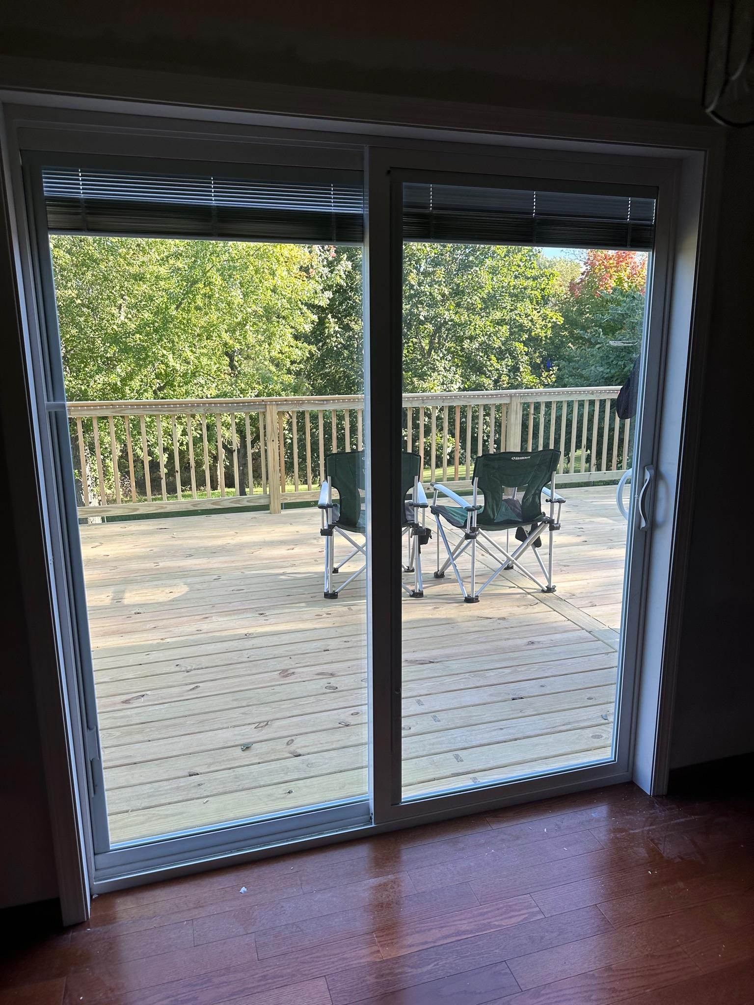 Newly installed double-hung window on a residential home.