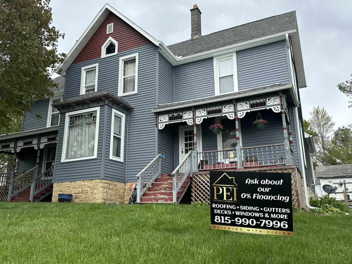 Home exterior showcasing professionally installed siding