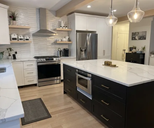 modern kitchen renovation in Edmonton