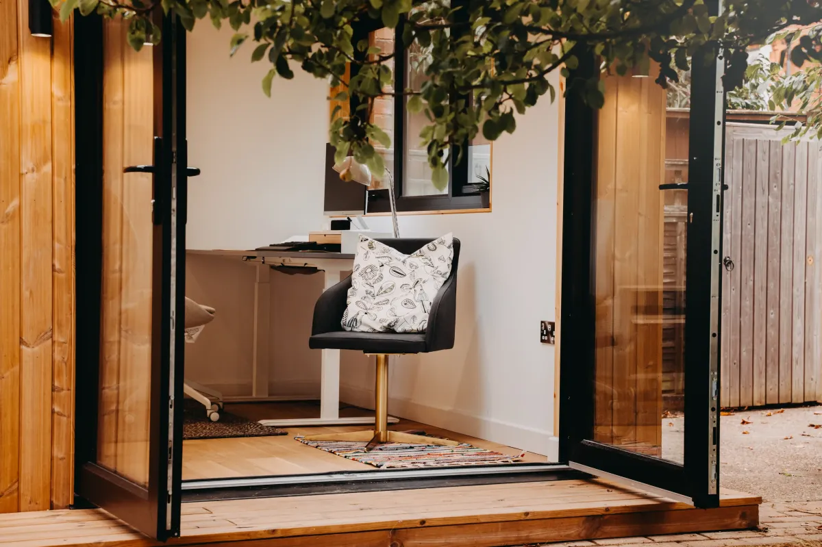 bespoke garden office interior