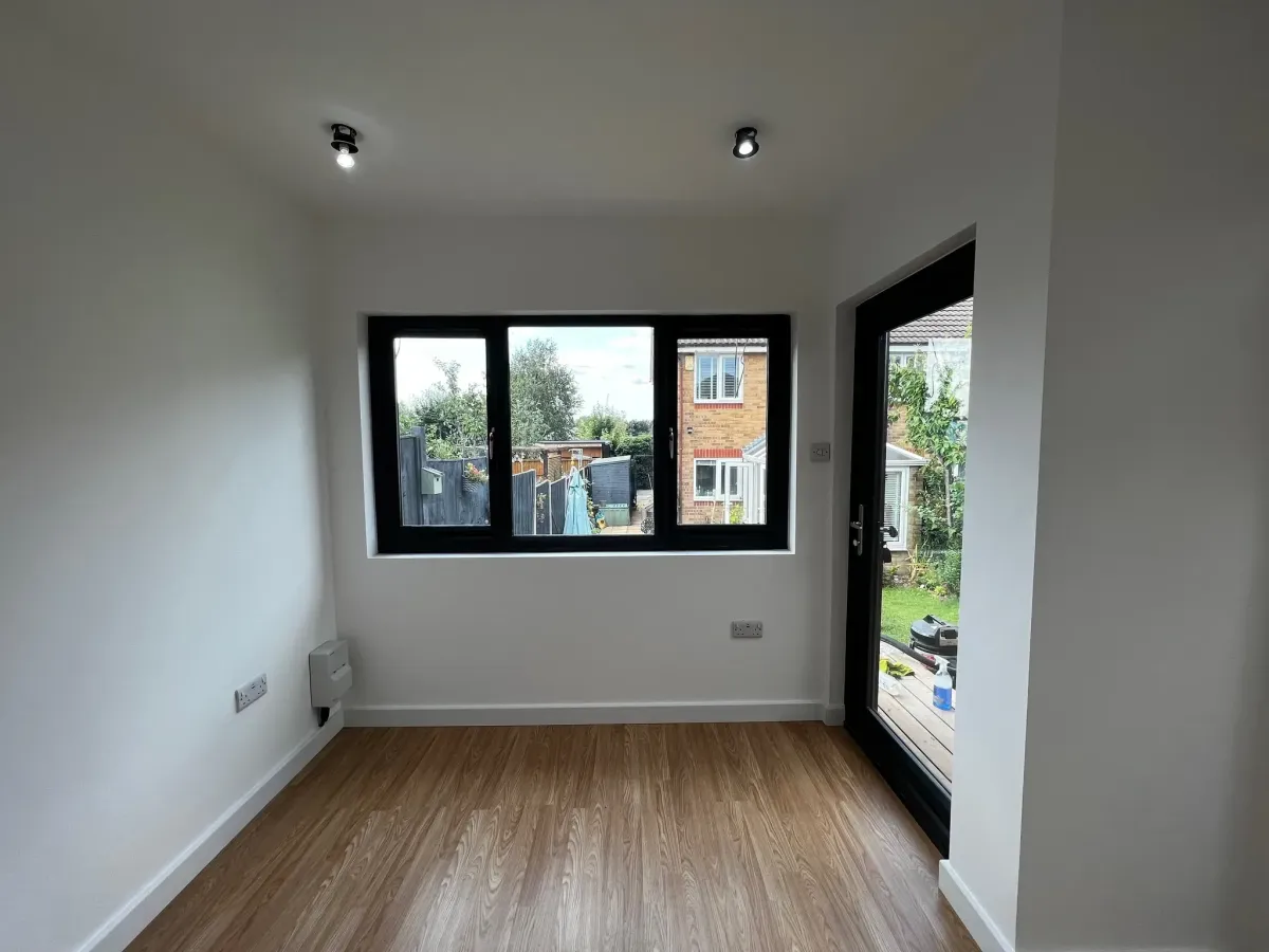 garden room interior in West Bridgford