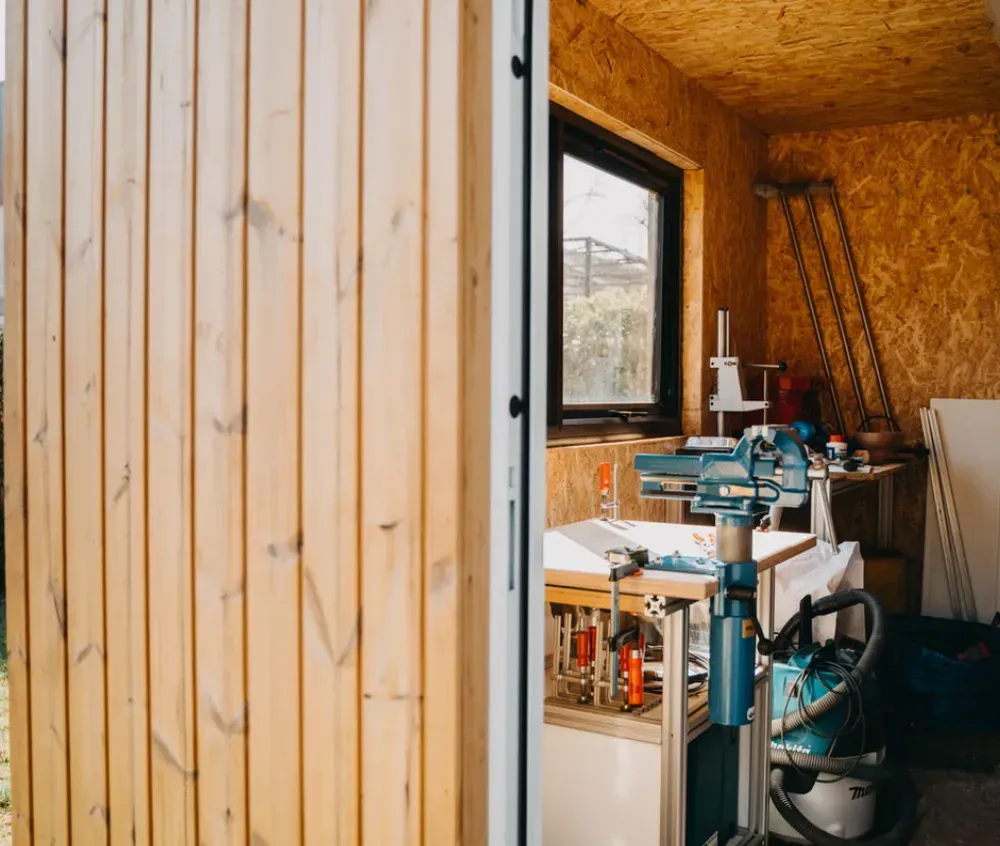 garden room workshop in Lady Bay