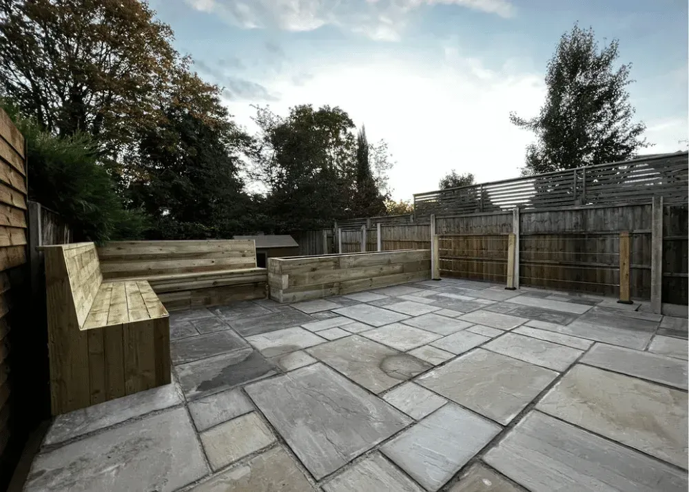 garden patio in Nottingham