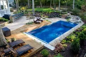 Roanoke Concrete builds and installs Pool.