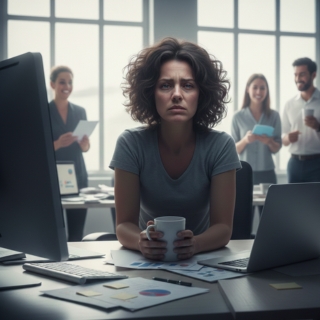 Blockiertes Nervensystem mit Warnzeichen