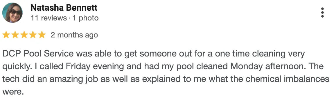 swimming pool service