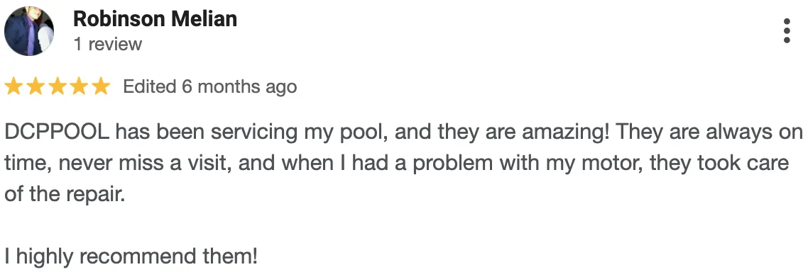 swimming pool service