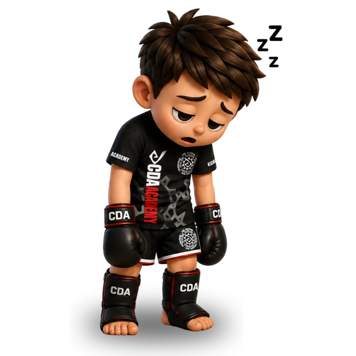 Too tired or unfit train in kickboxing image