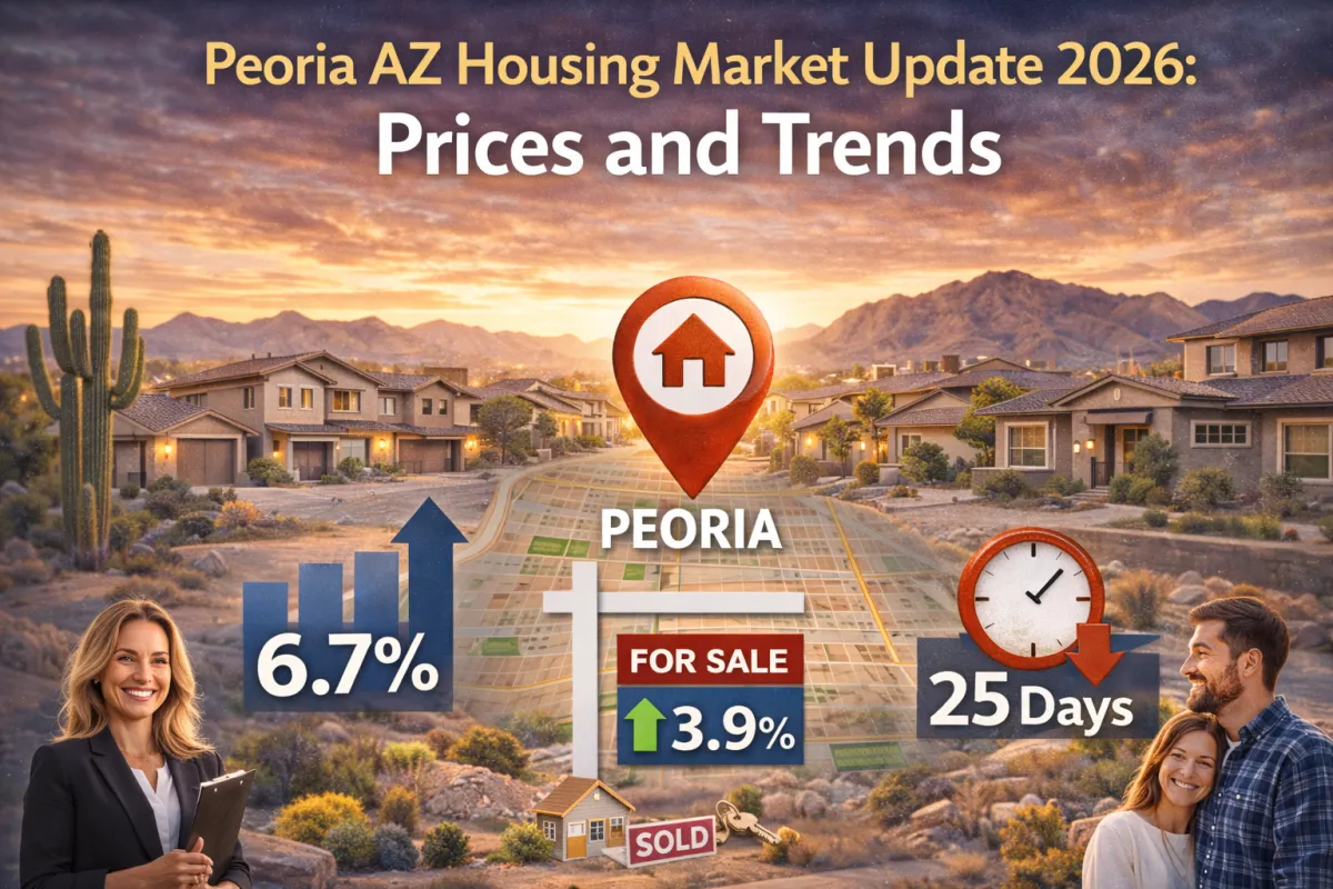 Peoria AZ Housing Market Update 2026: Prices, Inventory, and Days on Market