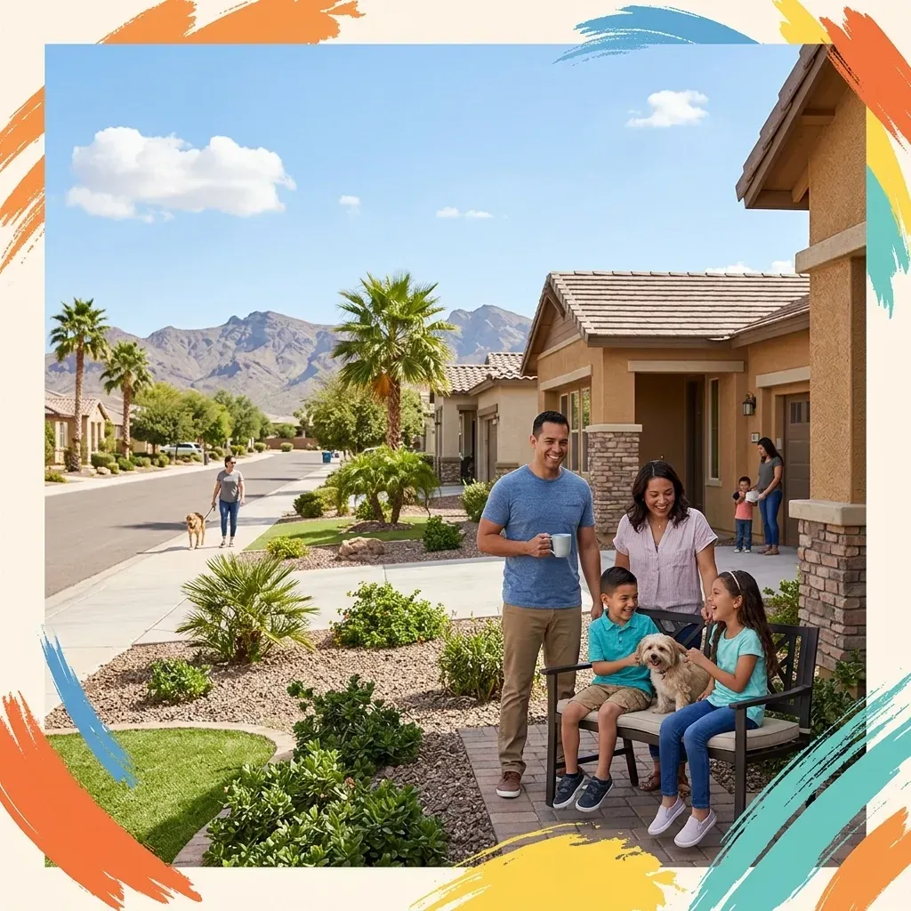A high-quality aerial view of a growing residential community in Buckeye, Arizona, highlighting the 2026 suburban housing expansion and desert landscape.