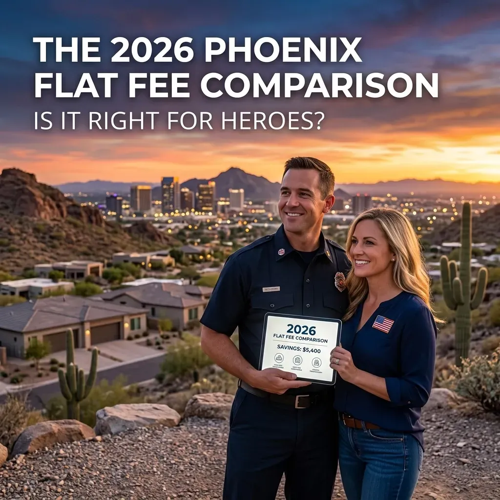 Modern Phoenix home sold using a full service flat fee Realtor model in 2026