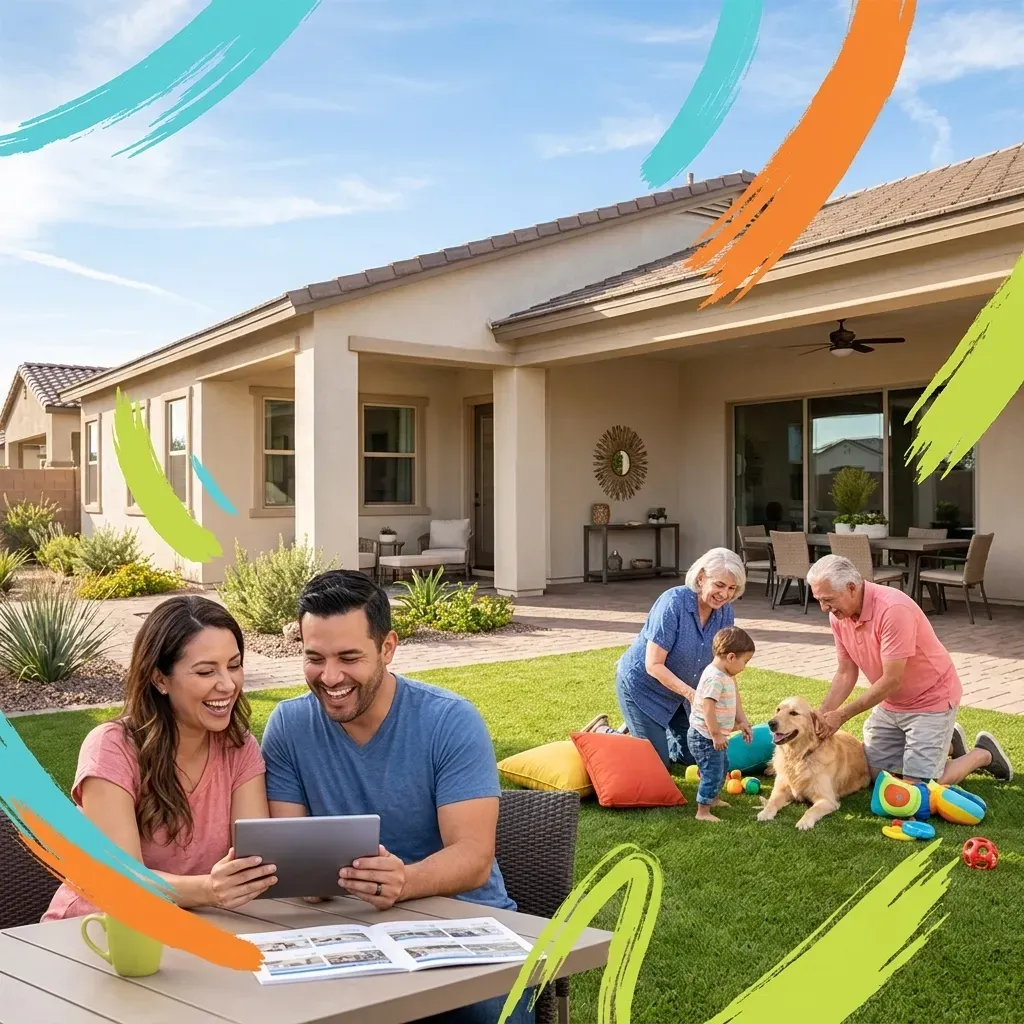 Modern master-planned neighborhood in Surprise AZ showcasing 2026 lifestyle and real estate growth.