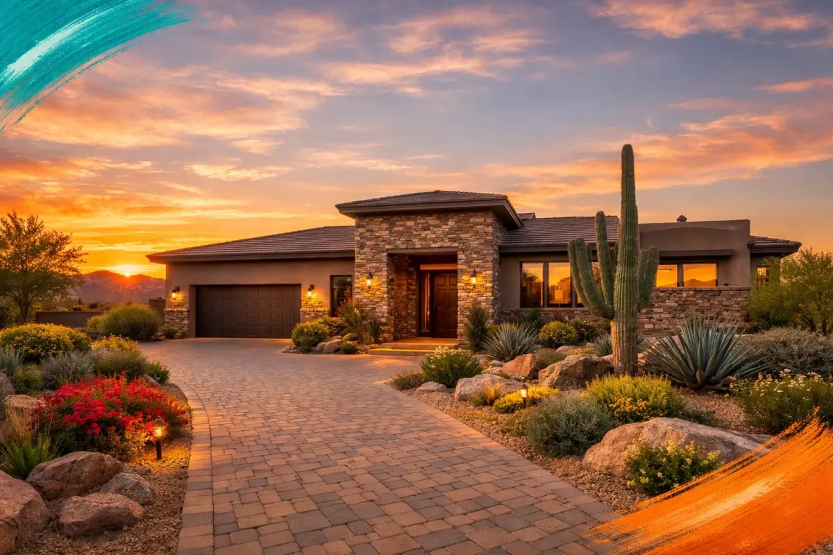  A series of data-driven graphics and local Glendale neighborhood photos showing the 2026 real estate market trends.