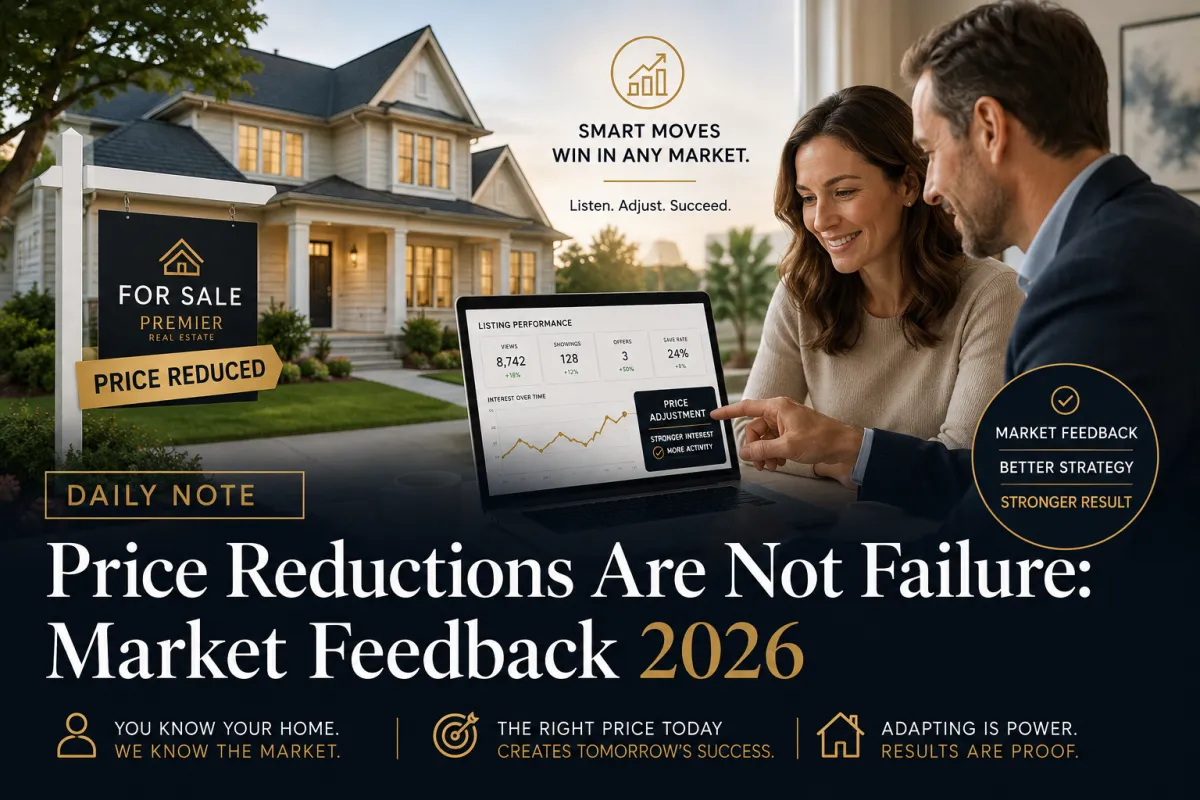 Price Reductions Are Not Failure: Market Feedback 2026