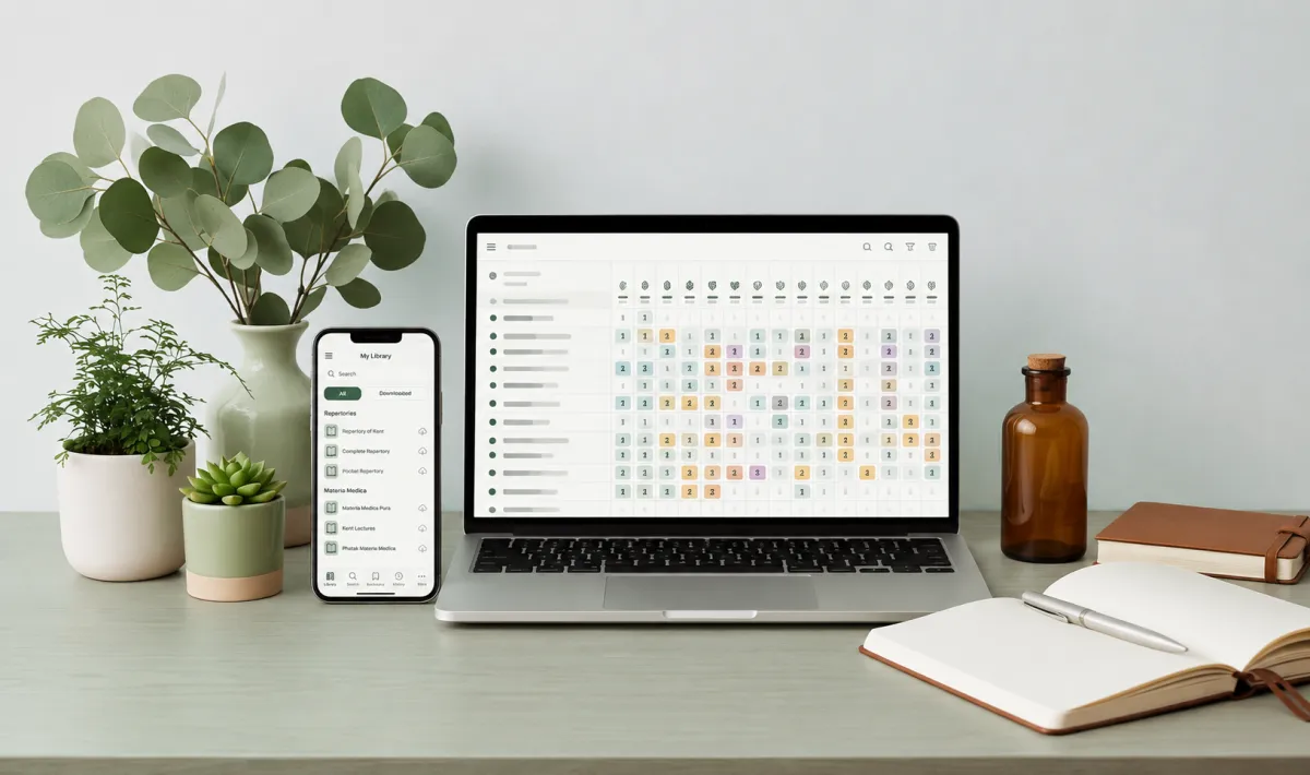 Books, Apps, or Software? Choosing Your Homeopathy Repertory Tools