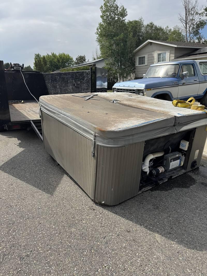 Hot Tub Removal in Billings, MT: What It Actually Takes (From the Guy Who Hauls Them)
