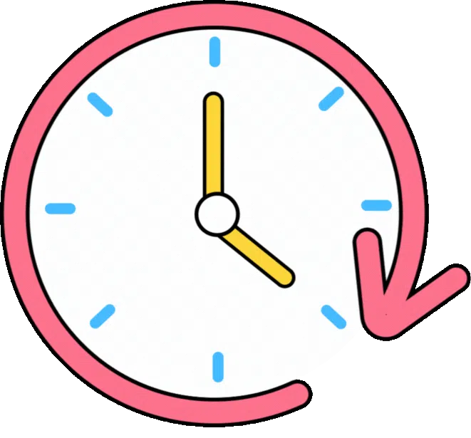Moving clock