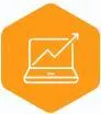 XpandTEK analytics and growth icon representing digital performance tracking, business insights, and data-driven marketing success.