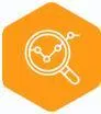 XpandTEK data analysis icon representing business intelligence, performance tracking, and digital marketing optimization.