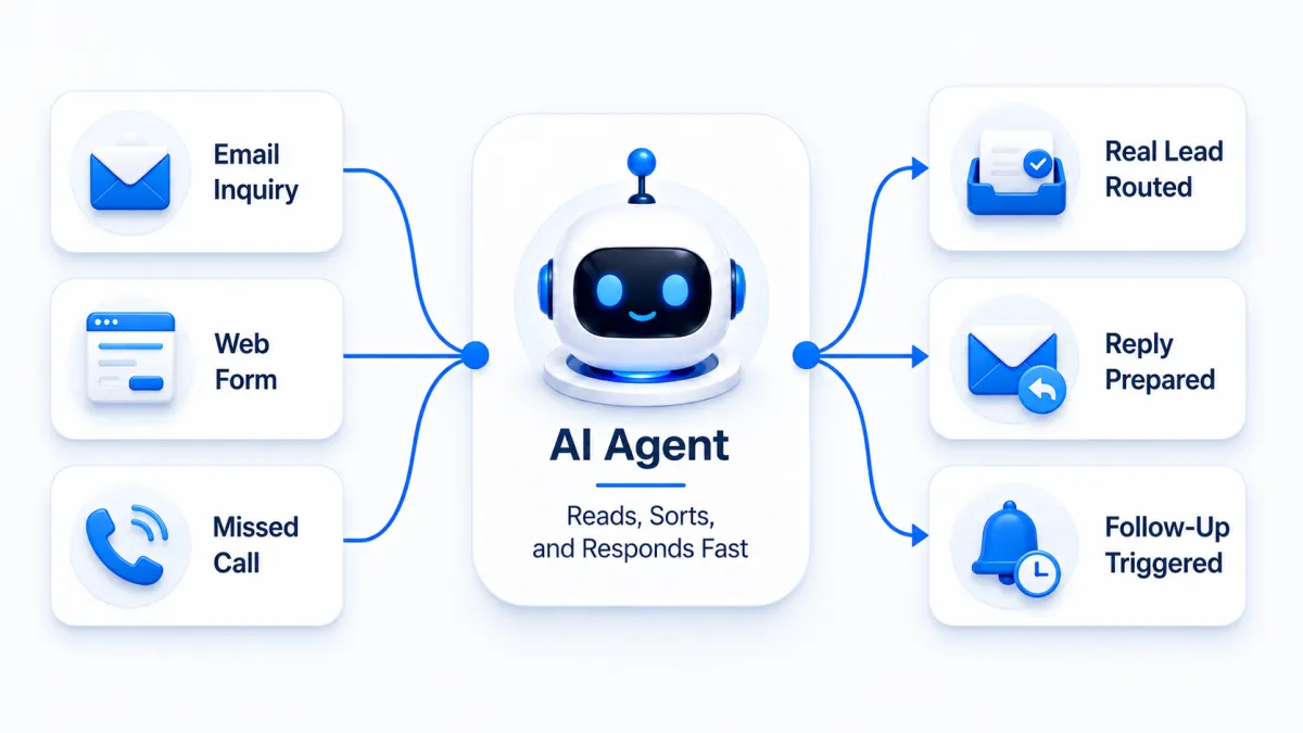 AI Agent Lead Qualification Workflow (Email Reply Automation)