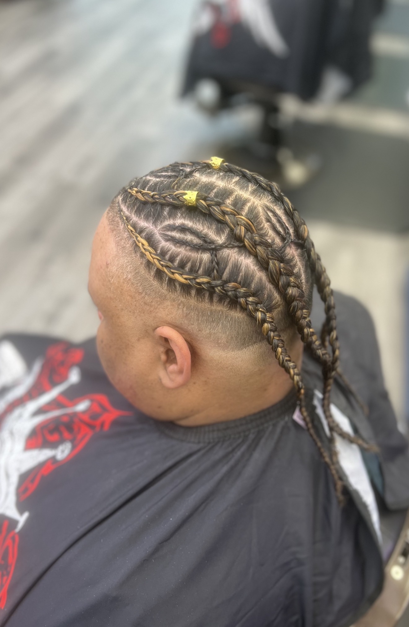 Fresh textured haircut with precision styling