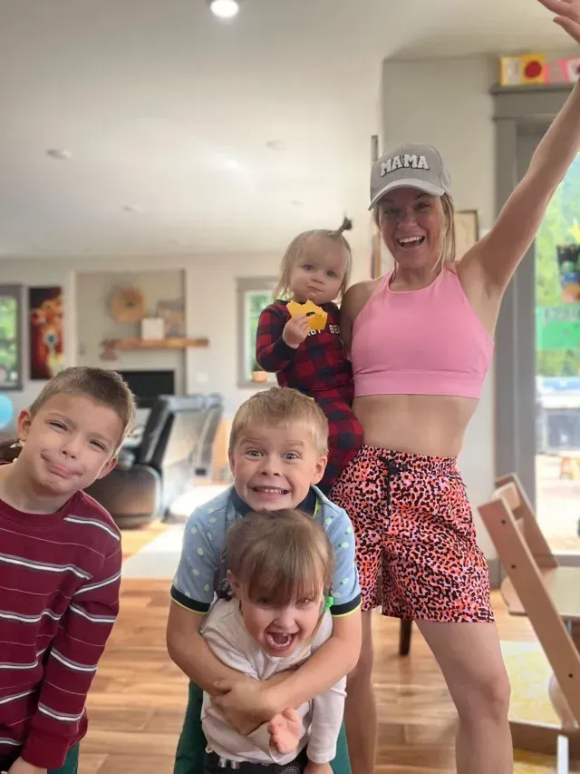 Author of Devil in the Living Room smiling in a cozy living room