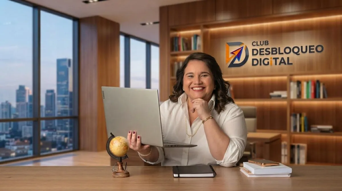 Futuristic tech setup illustrating automated digital processes