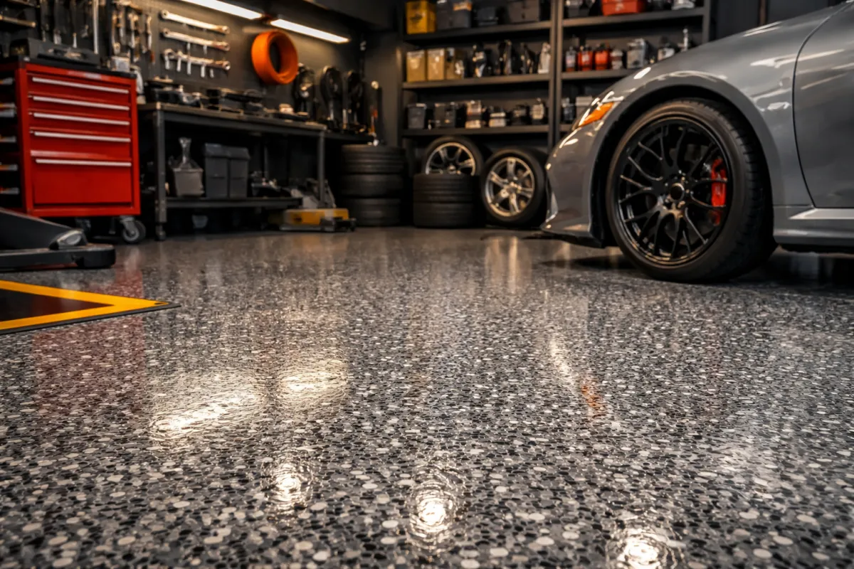 Situations nécessitant Plancher d’époxy pour garage à Québec