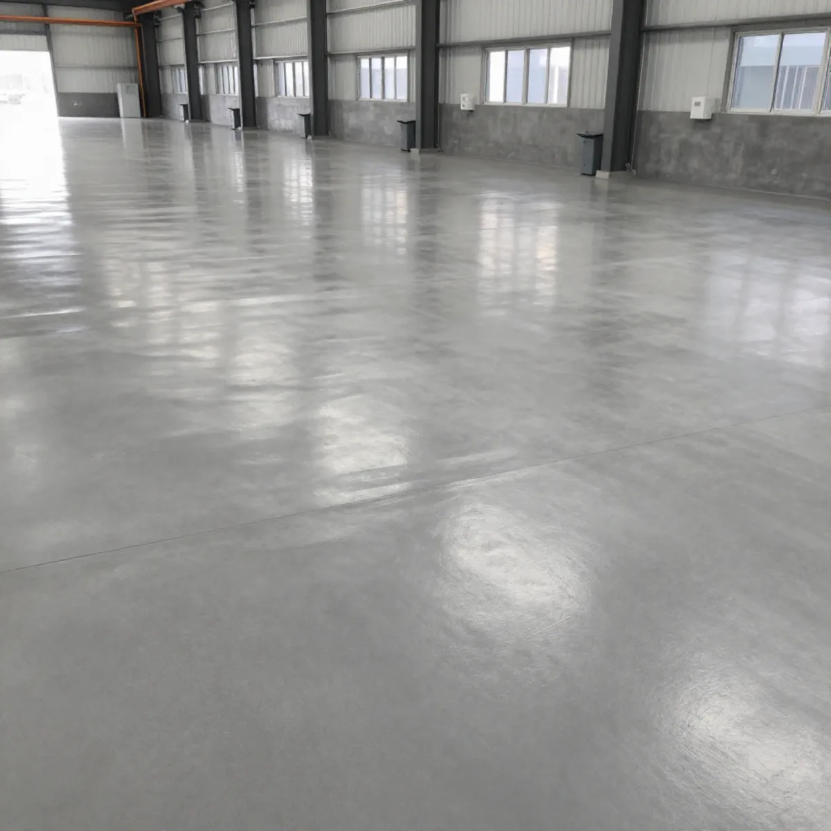 Équipe professionnelle de Construction Carl Breton inc. réalisant Plancher d’époxy pour garage