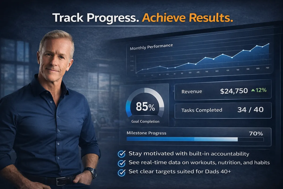 FitDad Rebuild mobile app mockup