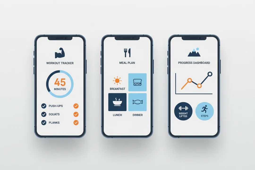 FitDad Rebuild mobile app mockup