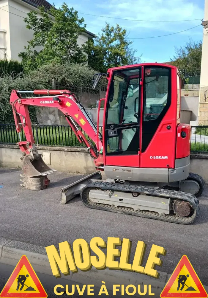 Dépose cuve à fioul Moselle