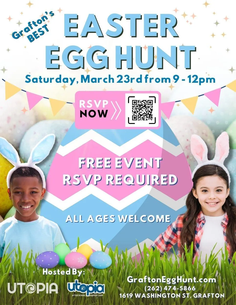 Grafton's BEST Egg Hunt Flyer