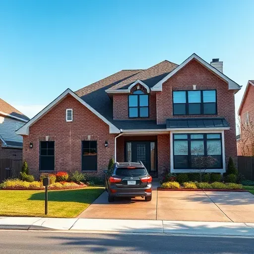 Remodeled home in Euless, TX featuring modern design, large windows, landscaped garden, and a pristine driveway.