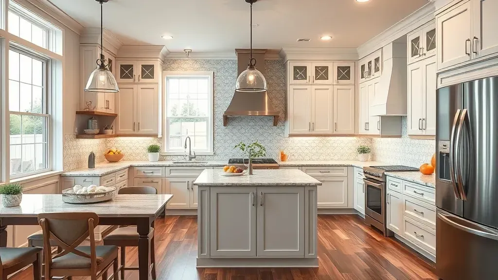 Kitchen Remodeling projects in Arlington, TX showcasing modern designs and stylish interiors.