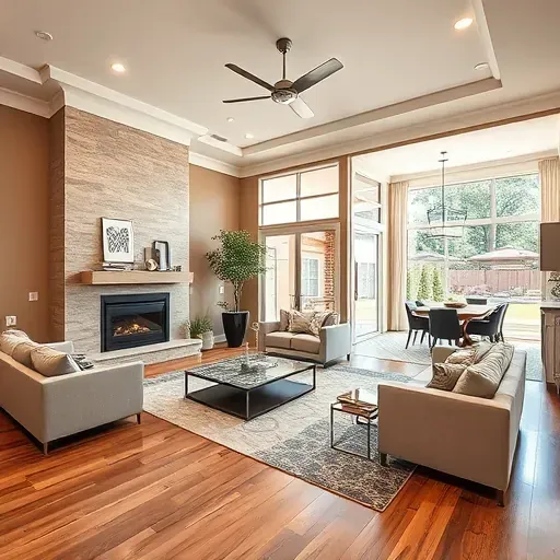 Home remodeling showcase featuring a stylish, fully renovated interior in Arlington, Texas with modern design elements