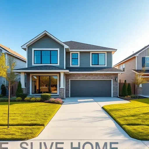 Beautiful Lewisville home remodel with modern interiors, hardwood floors, large windows, elegant kitchen, and landscaped backyard.