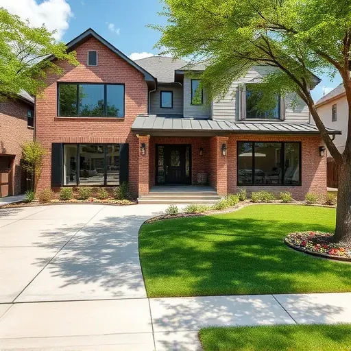 Completed home remodeling project in Arlington TX showcasing modern design and elegant interior features.