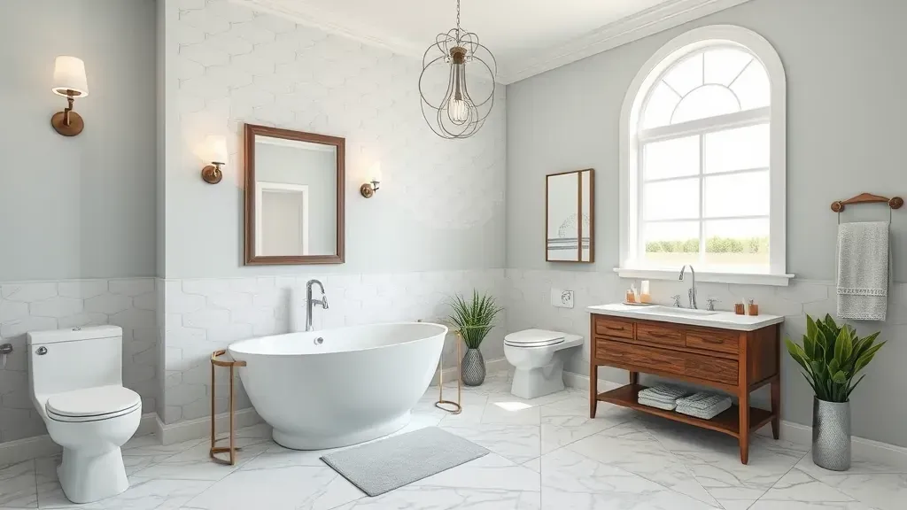 Bathroom design projects showcasing modern styles in Arlington TX with elegant fixtures and innovative layouts