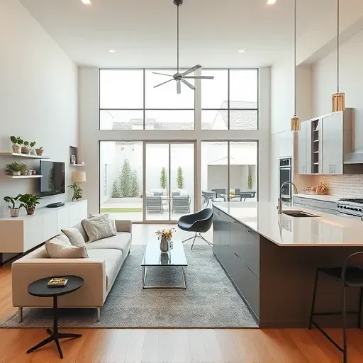 Beautiful remodeled home in Little Elm, TX with modern interiors, natural sunlight, sleek finishes, and lush backyard views.