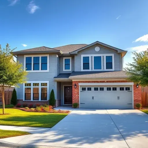Modern renovated home in Haltom City, TX with sleek paint, stylish windows, landscaped yard, and inviting exterior details.